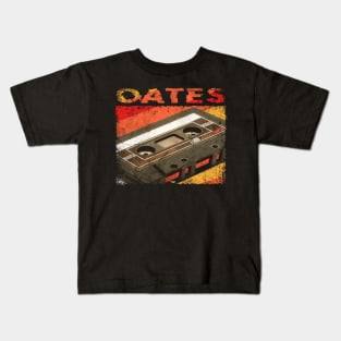 Retro Pattern Oates 80s 90s Birthday Style Music 70s Kids T-Shirt
